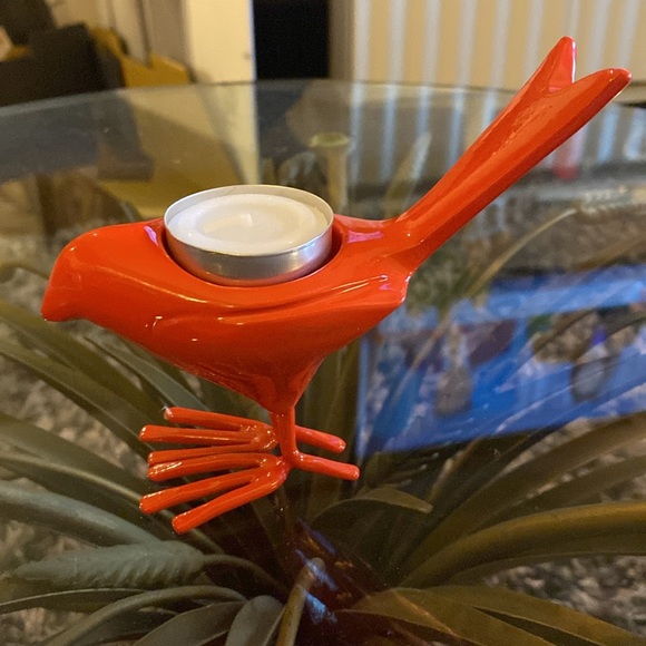 Pair of Bird votives. Metal. Made in India. Never used. - Picture 2 of 7